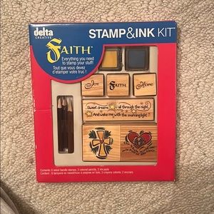 Stamp and ink set